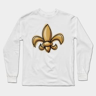 Fleur de Lis Long Sleeve T-Shirt